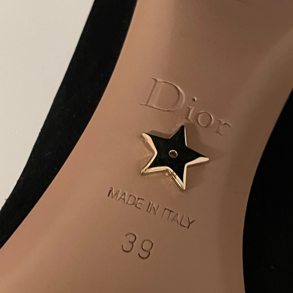 C’est Dior Black Suede Pumps Heels - Picture 4 of 6